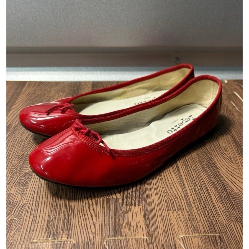Repetto Red Ballet Flats
